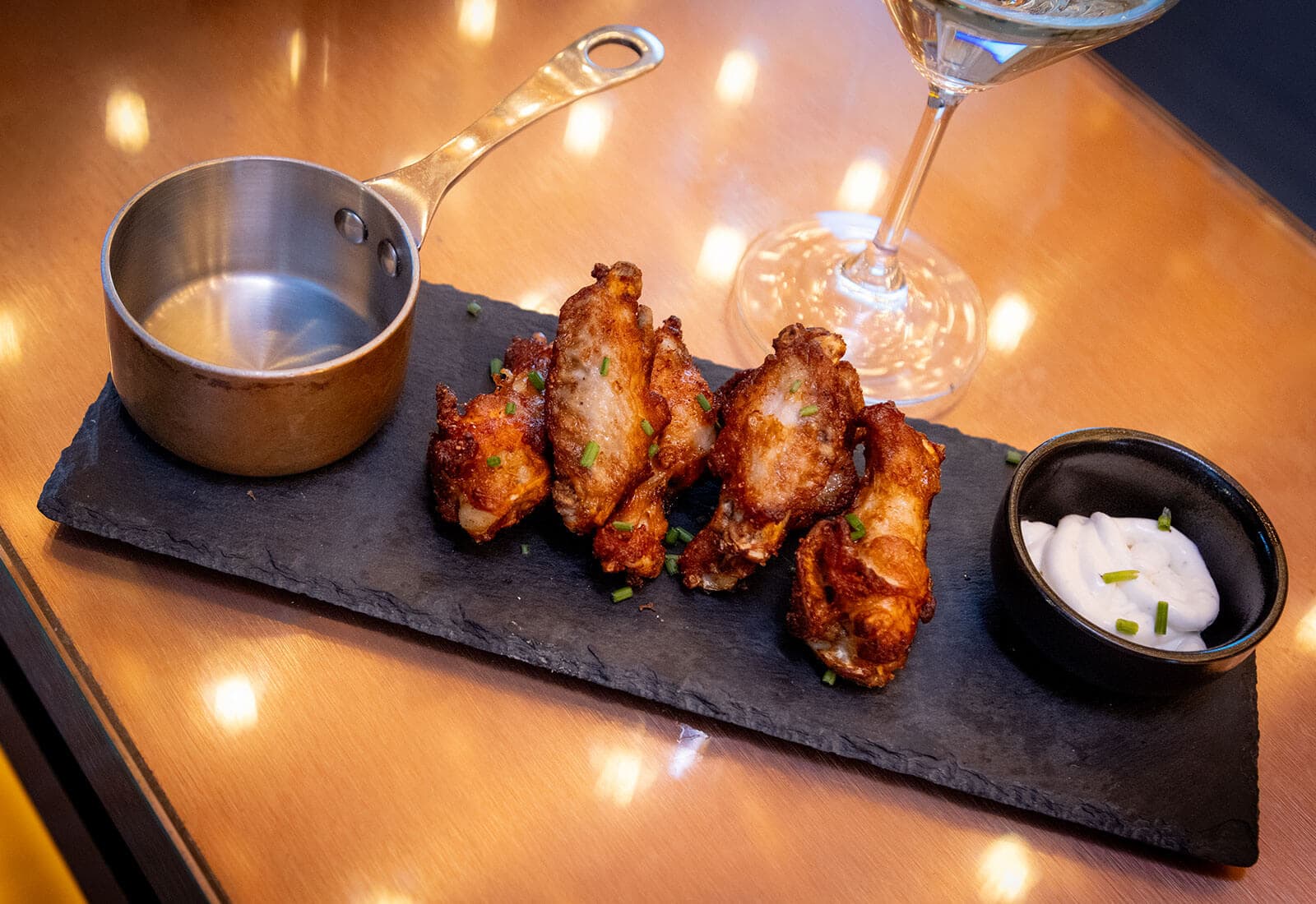 Asinhas de frango picantes